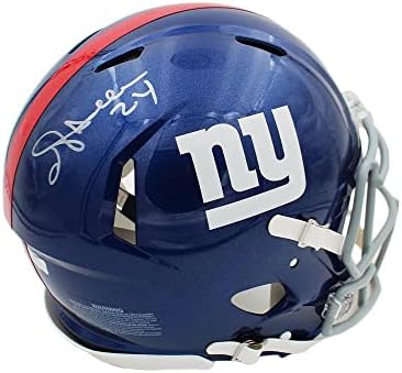 Автентичен каска NFL Оттис Андерсън подписа New York Giants Speed - Каски NFL с автограф