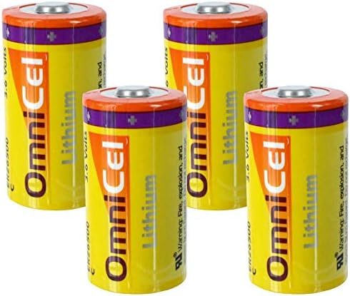 4ШТ OmniCel ER26500 3,6 8,5 Ah Стандартна Литиева батерия с висока енергия, размер C За ГУМИТЕ налягането в