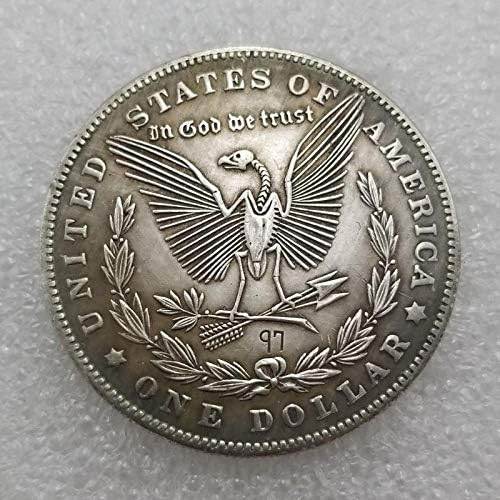 Пирамидална Скитник Рядка Монета с Орел сребърно покритие Монета Приятели на Семейството Колекционер Сложна