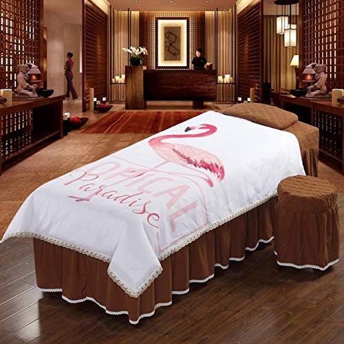 Комплекти чаршафи за масаж на масата ZHUAN Premium с Дупка за лице, Масажни Легла, Пола, Калъфка, Дантелени