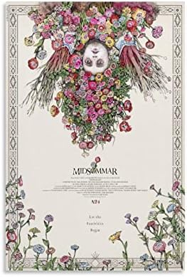 Плакат Midsommar Мистерия Естетичен Декор, Рекламен Художествен Плакат с Принтом на Стената за Спални за Момичета-юноши