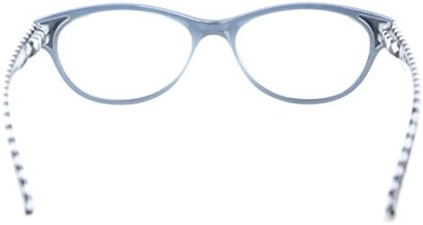 Eyekepper, 5 Опаковки Очила за четене с Кошачьим Око, Очила за Четене с Модел Дамски слънчеви Очила за Четене