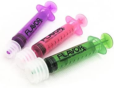 Спринцовка за перорално дозиране FlavorX Rainbow Dose | без Повече прекъсвания с лекарства! | 5 Спринцовки уникален