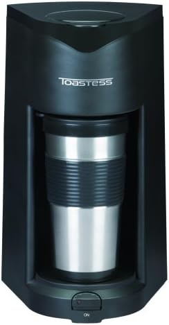 Tea Toastess Silhouette мощност 800 W Персонален размер с Пътната една чаша от неръждаема стомана