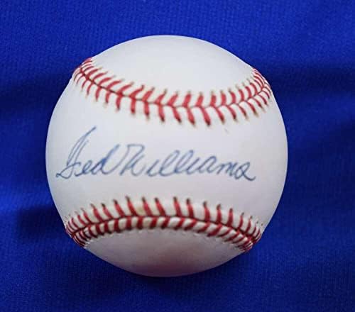 Тед Уилямс PSA ДНК Coa Автограф на Американската лийг Бейзбол с Автограф OAL - Бейзболни топки с автографи
