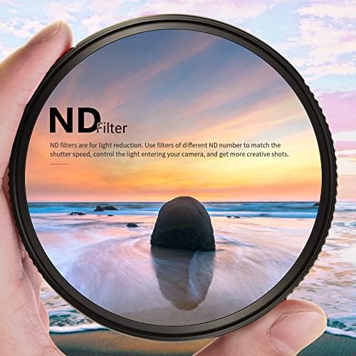 Филтър за обектив NEEWER 82 мм ND1000 ND, филтър за обектив неутрална плътност с 10 ограничители, оптично стъкло