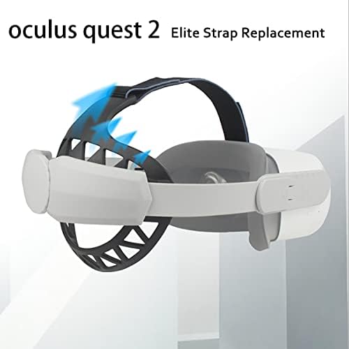 Подобрен каишка Elite, който е съвместим с дизайн SINWEVR за Meta / Oculus Quest 2, тампон върху задната част