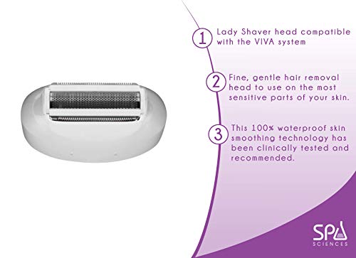 Spa Sciences Viva Lady Shaver Head - Тример за косми по тялото си - за безболезнено обезкосмяване - Съвместими