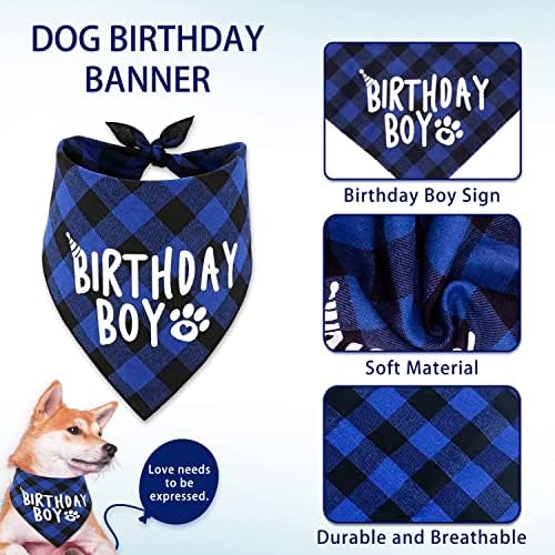 Шал-Кърпа за рождения Ден на кучето NEILDEN и Украса за Парти в чест на рождения Ден на Кучето, Кърпа за кучета