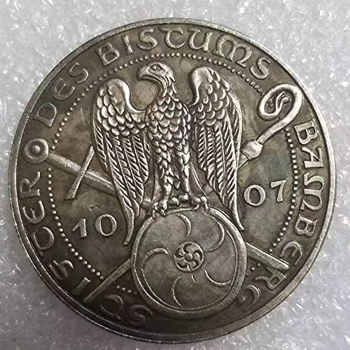 1007 Немска Копие на Възпоменателни монети за производство на Стари Сребърни Кръгли Чуждестранни монети Антични