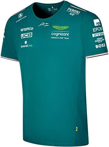 Мъжка тениска на отбора Фернандо Алонсо Aston Martin Cognizant F1 2023