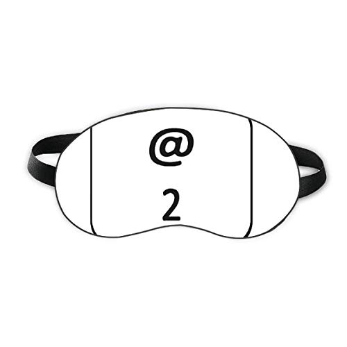 Символ на клавиатурата 2 Sleep Eye Shield Мека Нощна Превръзка На очите, Сянка на Кутията