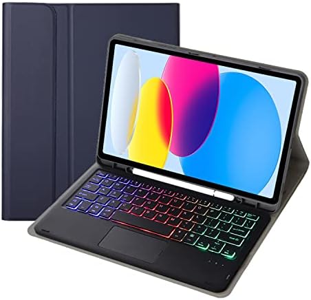 Калъф-клавиатура GUPENAA за iPad Pro 11 инча-1-во/2-ро/3-то/4-то поколение (2018, 2020, 2021, 2022), 7 Цвят