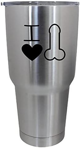 Стикер в чаша за напитки Epic Designs Cups - I love pen - забавно вдъхновяваща страхотен стикер-термоаппликация