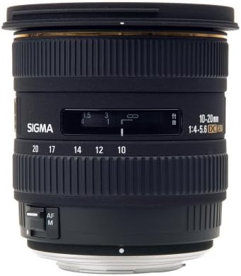 Обектив Sigma 10-20 mm, f/4-5.6 EX DC за цифрови огледално-рефлексни фотоапарати Minolta и Sony