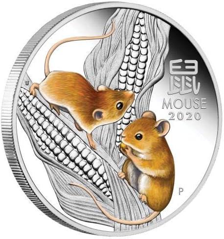 Австралийски Зодиак Маймуна, Заек и Зодиак със сребърно покритие, Боядисани Възпоменателни Монети Събиране на