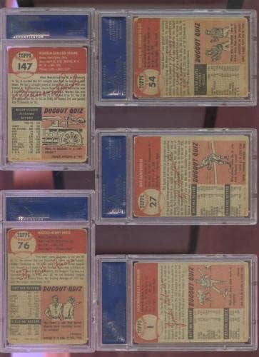 1953 Topps 147 Уорън Спан PSA 2 Градуированная Бейзболна картичка MLB Бостън Брейвз - Бейзболни картички С