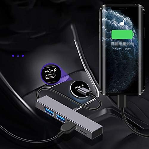 Конвертор WYFDP с Двоен Интерфейс USB Авто U Диск За Слушане на песни Адаптер За Зареждане на Автомобилни Мобилен