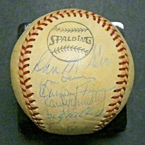 1972 Отбор на Чикаго Къбс Подписа бейзболен Банкс Уилямс Санто Пълен Писмо JSA - Бейзболни топки с Автографи