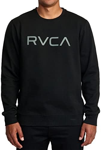 Мъжки hoody-пуловер RVCA с графичен дизайн отвътре за екипажа