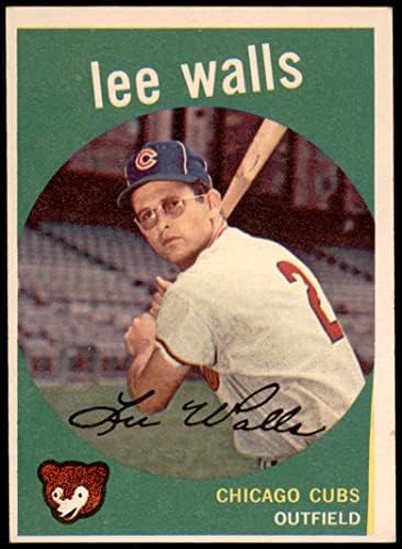 1959 Topps 105 Дали Уоллс Чикаго Къбс (Бейзболна картичка) EX Къбс