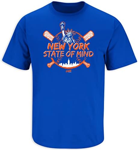 Тениска New York State of Mind за феновете на бейзбола в Ню Йорк (SM-5XL)