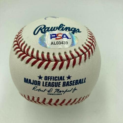 Нолан Райън Подписа Бейзболни топки с големи Букви STAT Baseball PSA DNA Graded GEM MINT 10 - Бейзболни топки