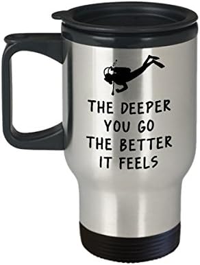 Чаша за пътуване Divemaster Coffee Най-Забавната Уникална Чаша за гмуркане С Акваланг Идеална Идея За мъже И