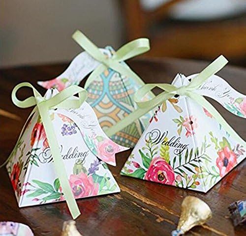 Gdeal Сватбени Подаръчни Хартиени Кутии за шоколадови Бонбони, Кутии за Декоративни Предложения за Сладък Партита