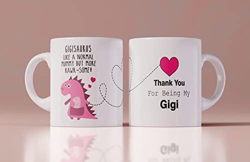 Чаша с Динозавром Гигизавром, Като Обикновена Gigi, Но По-Суров, Подарък за моята майка под формата На Чаши,