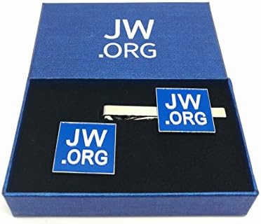Свидетелите на йехова Witness-jw.org подарък скоба за вратовръзка и набор от игли за ревери-Квадратен -С JW.ORG