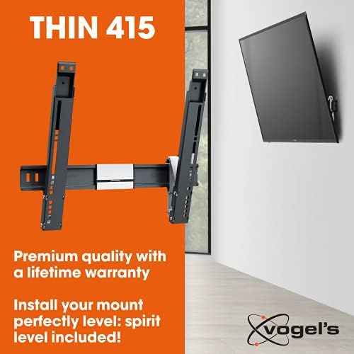 Монтиране на стена за телевизор Vogel Thin 415 с възможност за накланяне за телевизори с диагонал от 26-55 инча