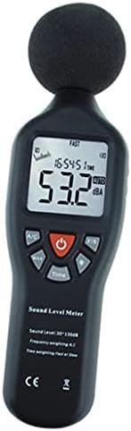 Измерител на нивото на звука LIUJUN 30dB-130 db Компактен с висока точност за Измерване на Професионален Измерител