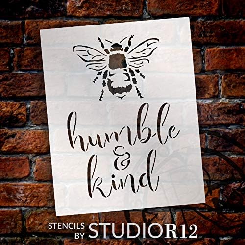 Шаблони Bee Humble & Kind от StudioR12 | Направи си сам Селска къща, Декорация за дома и клас Пчела | Пролет