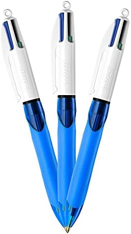 Прибиращ химикалка химикалка BIC 4-Color Grip™, закуски, 3 опаковки