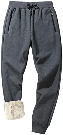 Мъжки Зимни Спортни Панталони на дебелото шерп лигавицата Ainangua, Спортни Панталони за активно бягане, Спортни
