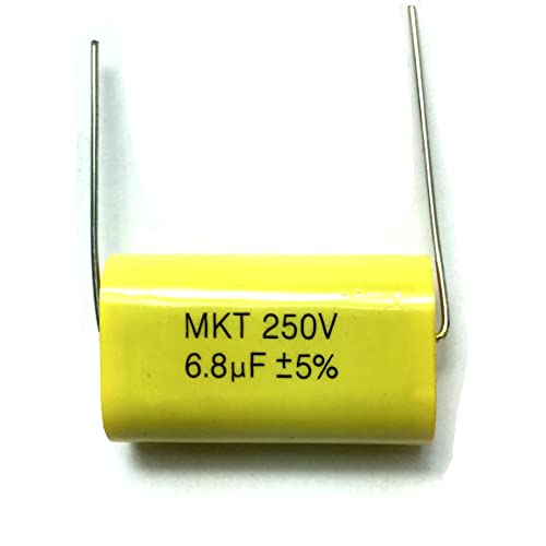 Кондензатор от металлизированной полиестерен филм с капацитет от 6,8 на icf 250В, 5% Аудио лентова пасивна разделителна
