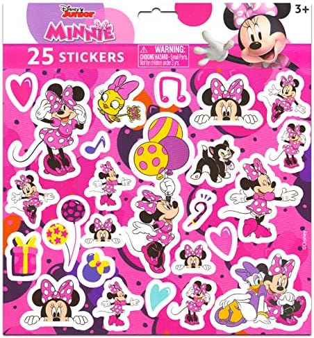 Чанта-портфейл за памперси Minnie Mouse - Комплект с Чанта-чанта за памперси Minnie, Дръжки Minnie Mouse, стикери