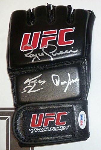 Ройс Грейси, Дан река севърн, Кен Шэмрок, ръкавици UFC с автограф на PSA / DNA COA 1 2 3 4 5 6 9 - Ръкавици UFC с автограф