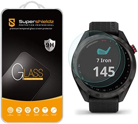 (2 опаковки) Supershieldz Предназначени за Garmin Approach S42, защитен слой от закалено стъкло, не се драска,