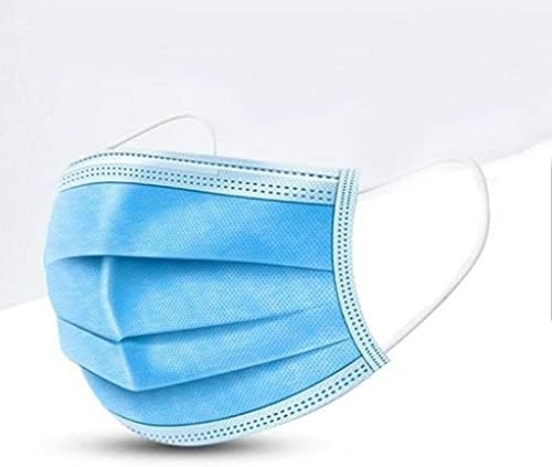SHOWV Унисекс-За възрастни 50 бр Еднократна маска за лице с Ушни Панти Защитен Регулируема Плоча за защита на
