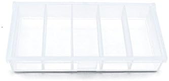 1 БР Прозрачни Мъниста Кутия За Принадлежности Арт Занаяти Принадлежности За Съхранение на Пластмасови Кутии