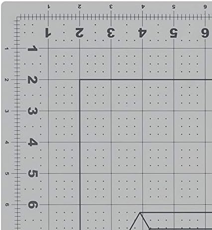 Подложка за рязане на Fiskars Crafts – НАПРАВИ си сам (18 x 24 инча), 18x24, Сив