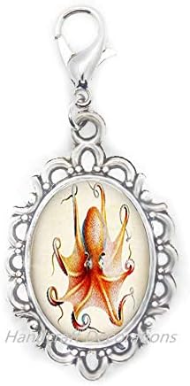 Цип във формата на Октопод, Бижу на Изкуството във формата на Октопод, Закопчалката-Омар под формата На Октопод, Бижута с морски Животни, Океанските бижута, Бижута о