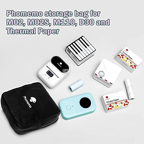 Принтер за етикети Phomemo M110 с Пакет Чанти за съхранение