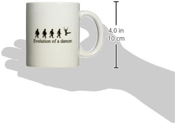 Керамична чаша 3dRose Evolution of a Dancer, 11 Грама