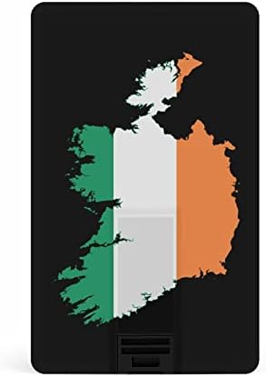 Флаг Карта Ирландия USB Устройство Дизайн на Кредитна карта, USB Флэшнакопитель U Диск Флэшнакопитель 32G