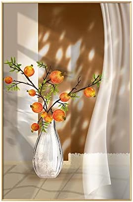 Ретро Снимка с маслени бои Подови Живопис в Хола Модерна Малка Прясна ваза Художествена Картина на Верандата
