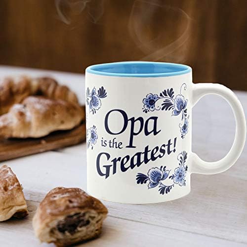 Essence of Europe Подаръци E. H. G Opa - най-добрият подарък за един немски или холандски дядо Синя керамична