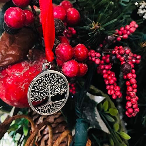 Коледна украса от Калаено-Малко Дърво с Кръговрат на Живота